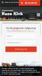 Mobile Screenshot of hans-kirk.dk